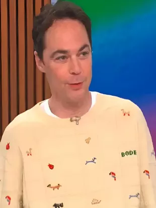 CBS Mornings 2026 Jim Parsons Graphics Sweater
