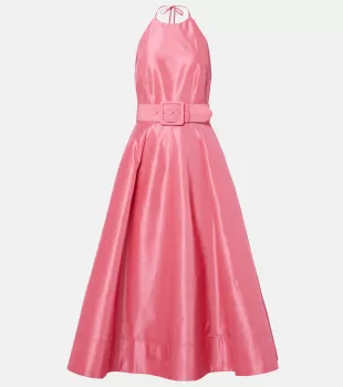 Maple Belted Midi Dress
