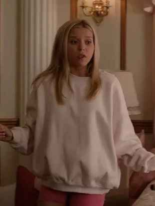 Elle S01 Lexi Minetree White Sweatshirt