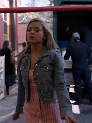 Elle S01 Lexi Minetree Blue Denim Jacket