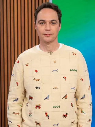 CBS Mornings 2026 Jim Parson Graphics Sweater