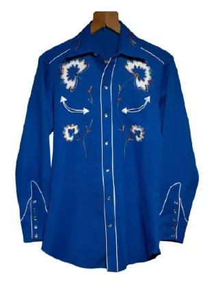 America’s Got Talent Haley Blue Western Shirt
