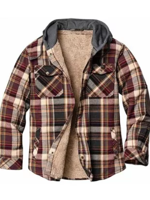 The McBee Dynasty S03 Steven Plaid Hooded Jacket