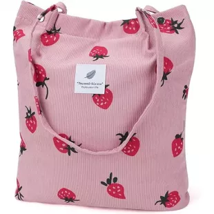 Corduroy Tote Bag