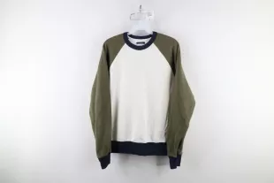 Fleece Color Block Crewneck