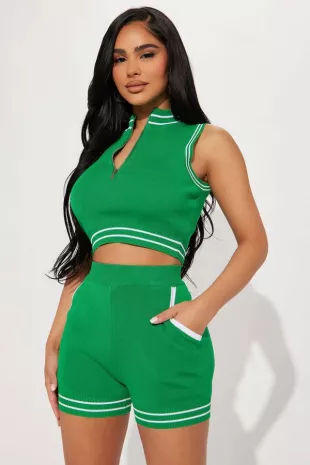 Valerie Vibes Short Set - Green