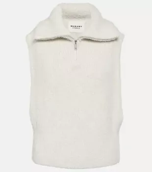 Milie High Neck Sweater Vest