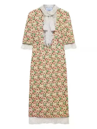 Printed Georgette Dress