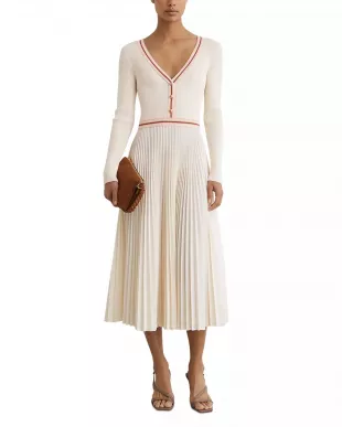 Gaia Knit Woven Mix Dress