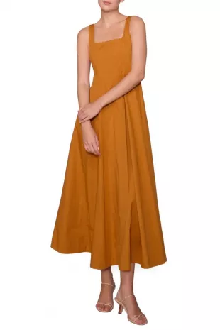 Poplin Maxi Dress