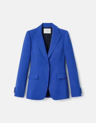Finesse Crepe Peak Lapel Blazer