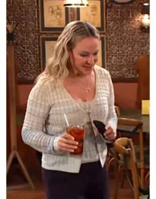 The Young and the Restless Sharon Newman Knitted Cardigan