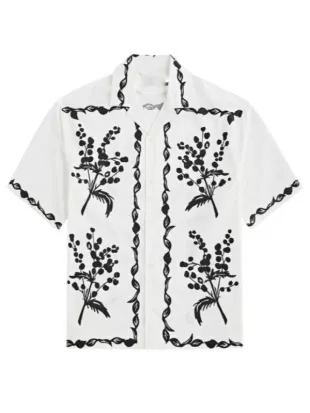Taskmaster AU S04 Joel Creasy White Bowling Shirt