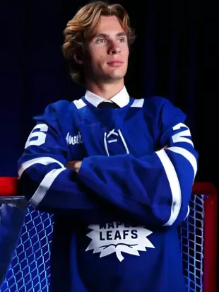 Gavin McKenna 2026 NHL Draft Blue Jersey