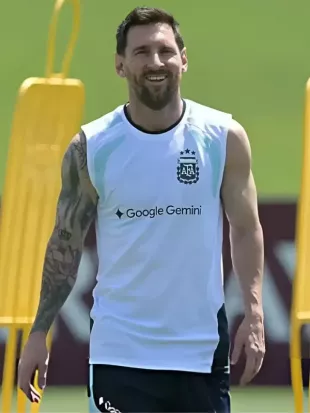 Lionel Messi Argentina Training Session 2026 Jersey