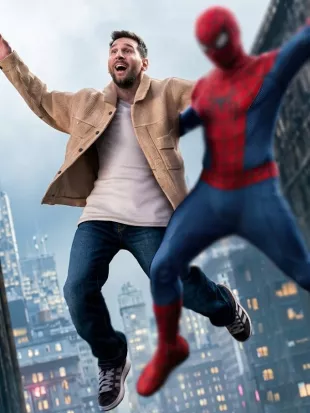 Tom Holland x Lionel Messi Spider Man Jacket