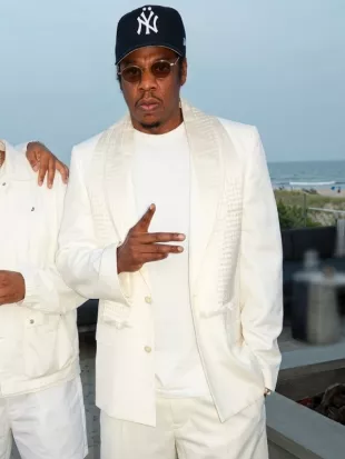 Jay Z New York All White Party Blazer