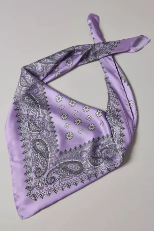 Ditsy Paisley Silky Scarf