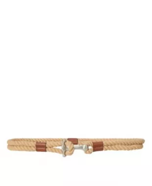 Rope Anchor-Toggle Skinny Belt