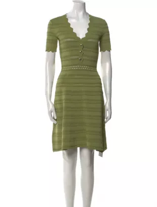Fabienne Knit Fit-&-Flare Dress