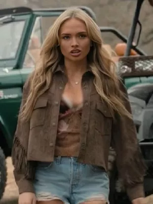 Dutton Ranch S01 Natalie Alyn Lind Fringe Jacket