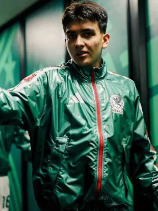 FIFA World Cup 2026 Mexico Home Anthem Green Jacket
