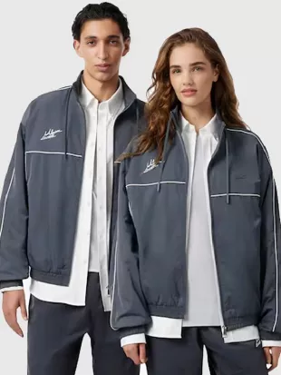 Alpine Water-Repellent Grey Track Jacket