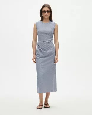 Ruched Midi Dress