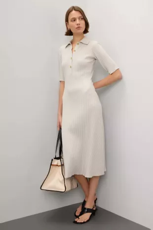 Rib Knit Midi Dress