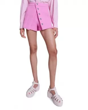 Ilabar Tweed Skirt Front Shorts
