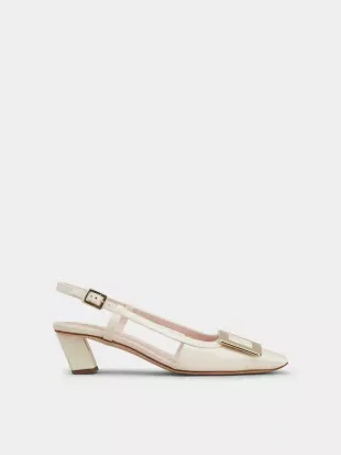 Slingback Pumps in Patent Leather