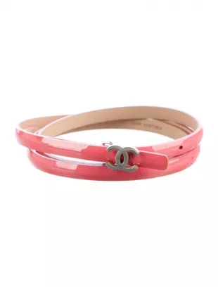 2013 Interlocking CC Logo Belt