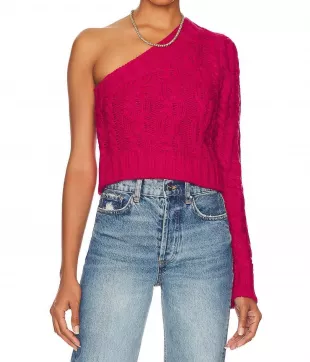 Quinn One Shoulder Sweater
