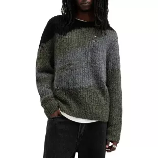 Sur Colorblock Alpaca Blend Sweater