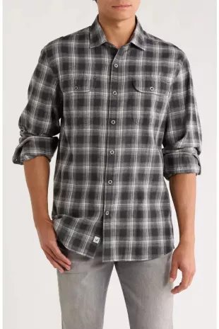 Shasta Plaid Button-Up Shirt