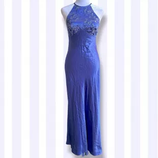 Satin Sequin Gown by Niki Livas