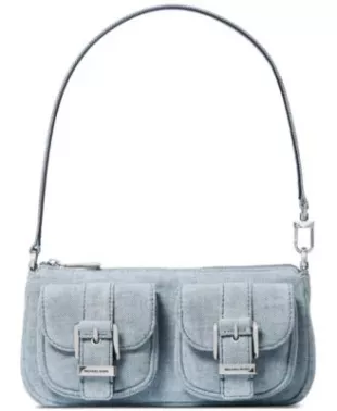 Zoe Small Denim Convertible Shoulder Bag