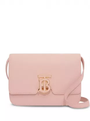 TB Leather Shoulder Bag