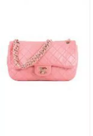 Precious Jewel Flap Bag Quilted Lambskin Large