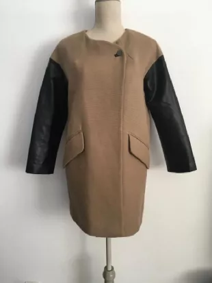 The Nine Lives of Chloe King Alicia Coppola Black Sleeves Coat