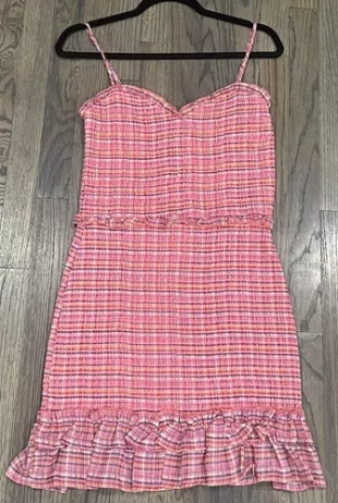 Pink Gingham Dress
