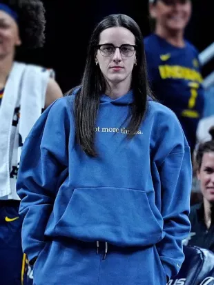 Caitlin Clark Shoot More Threes Blue Hoodie
