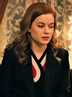 Zoey’s Extraordinary Playlist S2 Jane Levy Black Knitted Top