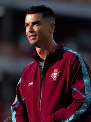 Cristiano Ronaldo FIFA World Cup 2026 Maroon Track Jacket
