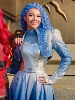 Malia Baker Descendants Wicked Wonderland Cropped Blue Jacket