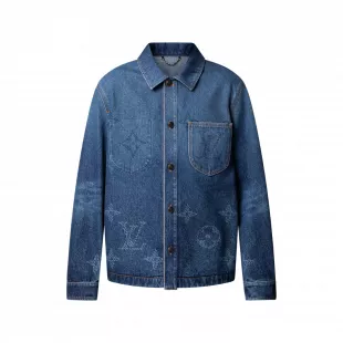 Monogram Denim Workwear Overshirt