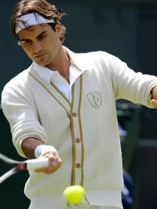 Roger Federer Wimbledon 2026 Knit Cardigan