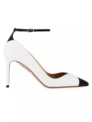 Pinot 85MM Leather Ankle-Strap Pumps