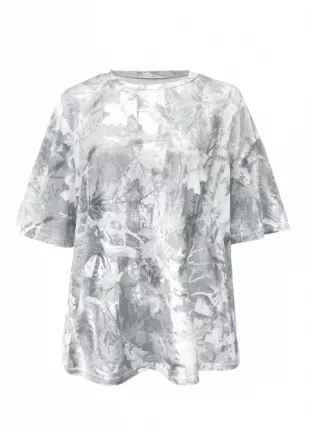 Full Body Print Casual Short Sleeve T-Shirt