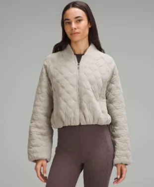 Quilted Bomber Jacket